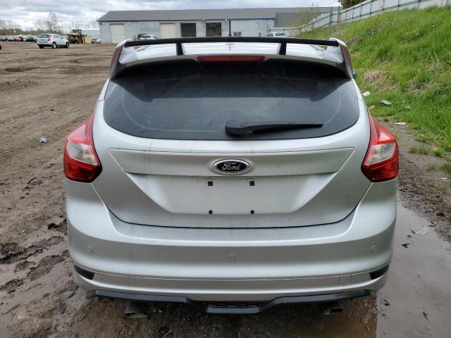 1FAHP3N24CL465514 - 2012 FORD FOCUS TITANIUM SILVER photo 6