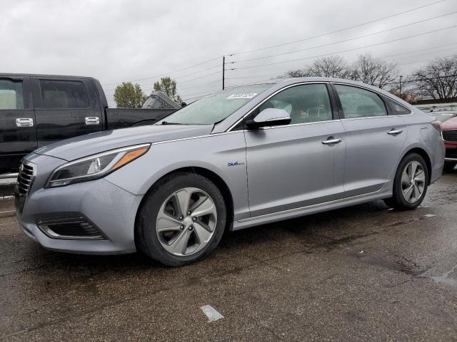 KMHE34L19GA024533 - 2016 HYUNDAI SONATA HYBRID SILVER photo 1