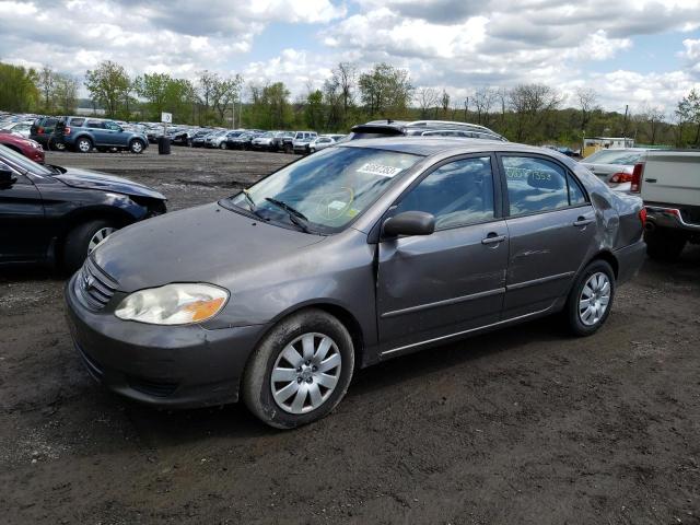 2T1BR38E54C221847 - 2004 TOYOTA COROLLA CE GRAY photo 1