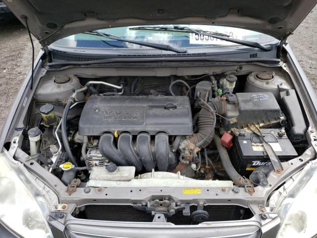 2T1BR38E54C221847 - 2004 TOYOTA COROLLA CE GRAY photo 11