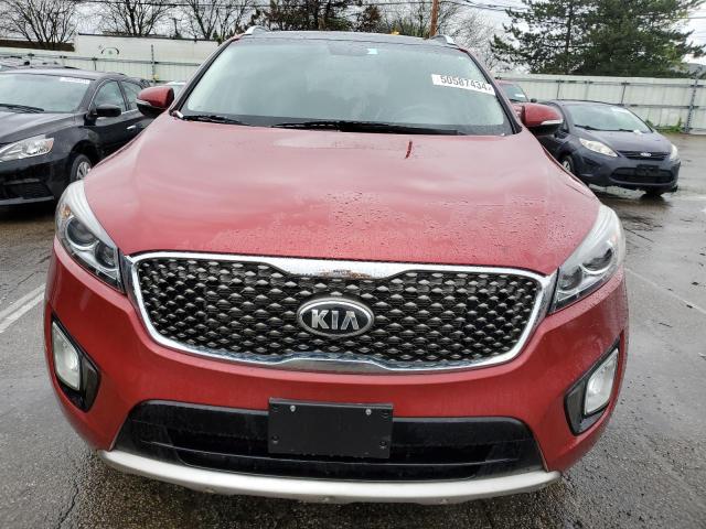 5XYPKDA51GG169779 - 2016 KIA SORENTO SX RED photo 5