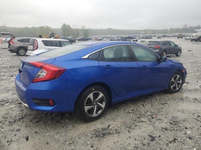 19XFC2F65KE016651 - 2019 HONDA CIVIC LX BLUE photo 3