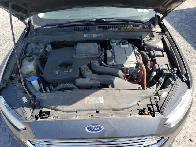 3FA6P0LU8FR273559 - 2015 FORD FUSION SE HYBRID CHARCOAL photo 11