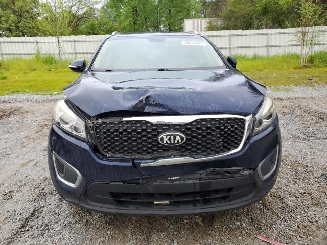 5XYPG4A30HG194657 - 2017 KIA SORENTO LX BLUE photo 5