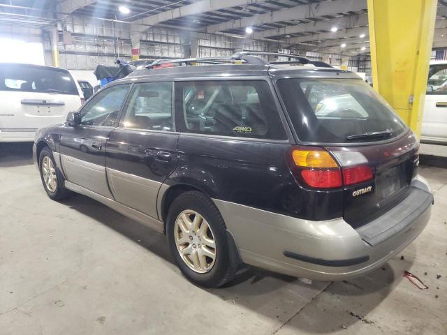 4S3BH686117675703 - 2001 SUBARU LEGACY OUTBACK LIMITED BLACK photo 2