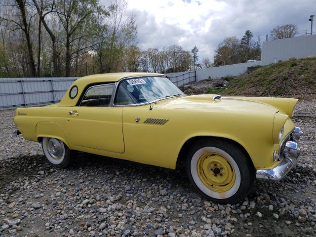 P5FH236675 - 1955 FORD THUNDERBIR YELLOW photo 4