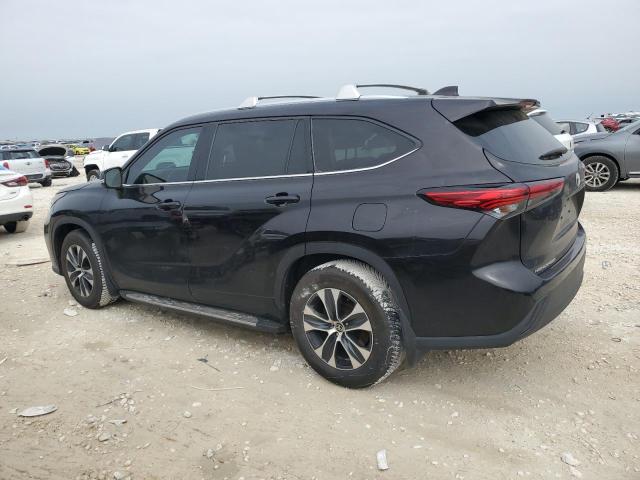 5TDGZRAH7NS126955 - 2022 TOYOTA HIGHLANDER XLE BLACK photo 2