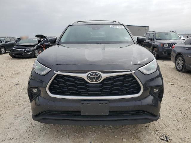 5TDGZRAH7NS126955 - 2022 TOYOTA HIGHLANDER XLE BLACK photo 5