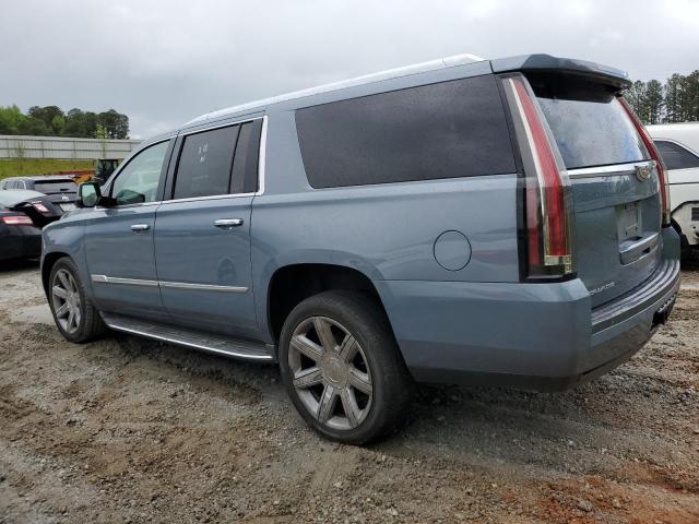 1GYS4HKJ5GR445271 - 2016 CADILLAC ESCALADE ESV LUXURY BLUE photo 2