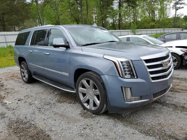 1GYS4HKJ5GR445271 - 2016 CADILLAC ESCALADE ESV LUXURY BLUE photo 4