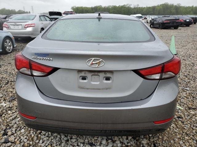 KMHDH4AE9EU152804 - 2014 HYUNDAI ELANTRA SE GRAY photo 6