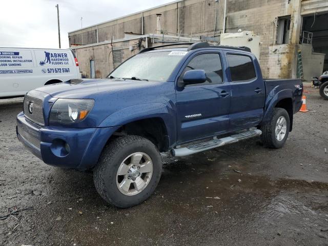 5TELU42NX6Z300154 - 2006 TOYOTA TACOMA DOUBLE CAB BLUE photo 1