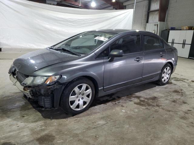 2HGFA16509H323281 - 2009 HONDA CIVIC LX GRAY photo 1