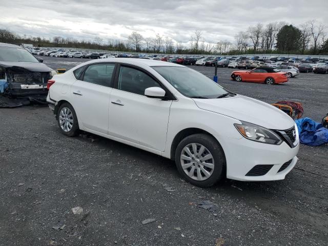 3N1AB7APXHY351540 - 2017 NISSAN SENTRA S WHITE photo 4