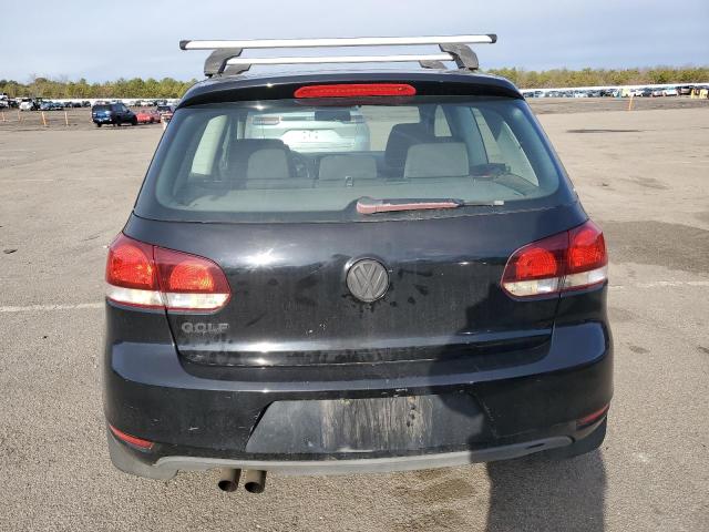 WVWBB7AJ5CW301481 - 2012 VOLKSWAGEN GOLF BLACK photo 6