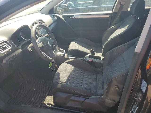 WVWBB7AJ5CW301481 - 2012 VOLKSWAGEN GOLF BLACK photo 7