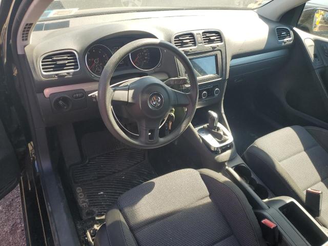 WVWBB7AJ5CW301481 - 2012 VOLKSWAGEN GOLF BLACK photo 8