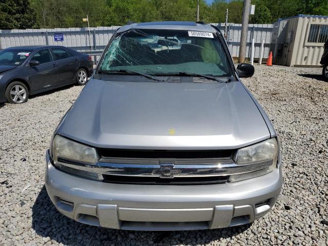 1GNDS13SX82255356 - 2008 CHEVROLET TRAILBLAZE LS SILVER photo 5