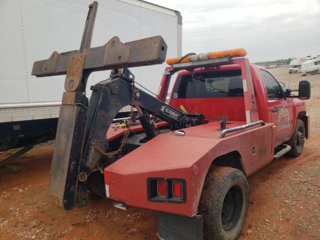 1GBJC84K49E140840 - 2009 CHEVROLET SILVERADO C3500 LT RED photo 4