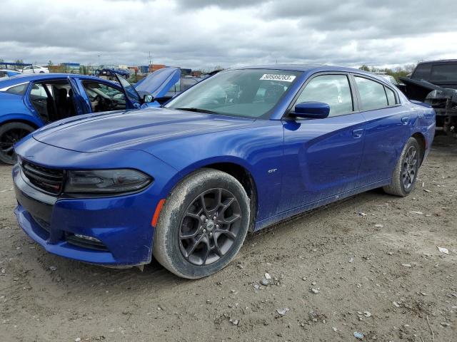 2C3CDXJG6JH216328 - 2018 DODGE CHARGER GT BLUE photo 1