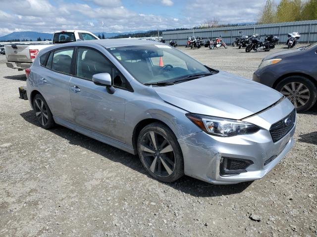 4S3GTAJ64K1724334 - 2019 SUBARU IMPREZA SPORT BLUE photo 4