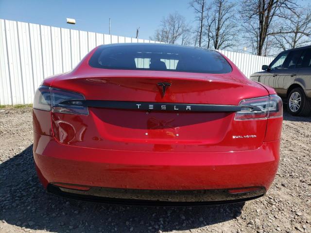 5YJSA1E23KF311772 - 2019 TESLA MODEL S Կարմիր լուսանկար 6