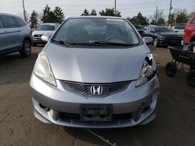 JHMGE8H45AS022389 - 2010 HONDA FIT SPORT SILVER photo 5