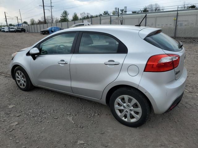 KNADN5A3XD6192469 - 2013 KIA RIO EX SILVER photo 2