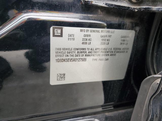 1G6DK5EV5A0127909 - 2010 CADILLAC CTS PERFORMANCE COLLECTION Schwarz Foto 12