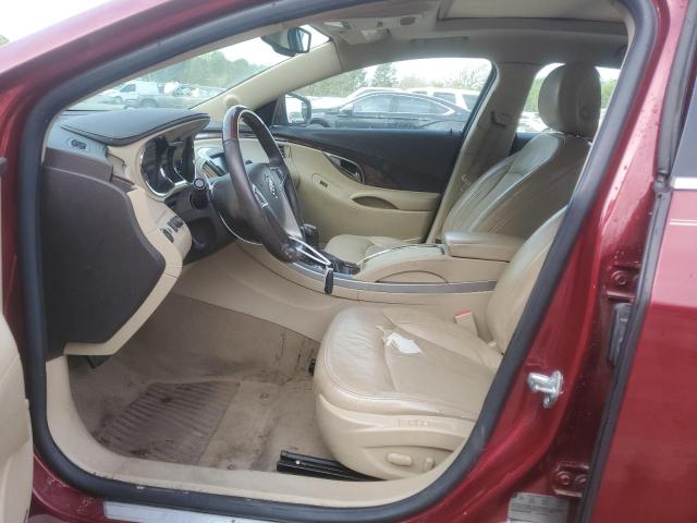 1G4GE5EVXAF304397 - 2010 BUICK LACROSSE CXS RED photo 7