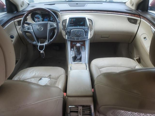 1G4GE5EVXAF304397 - 2010 BUICK LACROSSE CXS RED photo 8