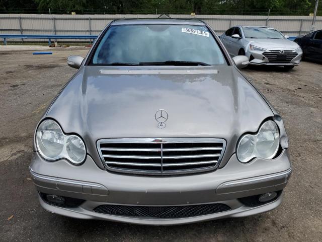 WDBRF52H56F731257 - 2006 MERCEDES-BENZ C 230 SILVER photo 5