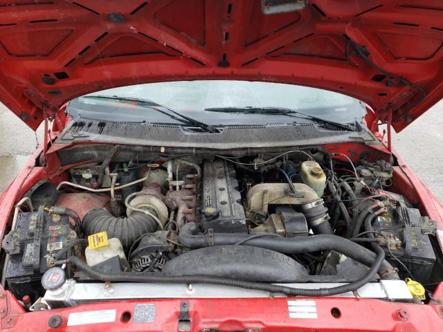 3B7KC26651M506218 - 2001 DODGE RAM 2500 RED photo 11