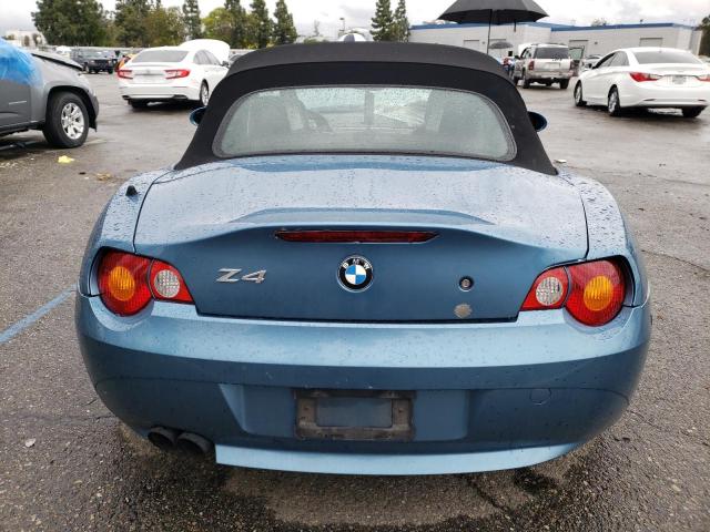 4USBT33463LS42417 - 2003 BMW Z4 2.5 BLUE photo 6