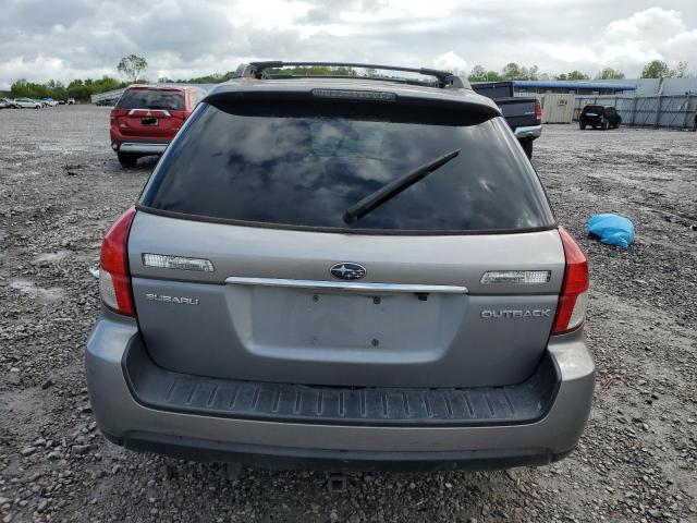 4S4BP66C997324184 - 2009 SUBARU OUTBACK 2.5I LIMITED GRAY photo 6