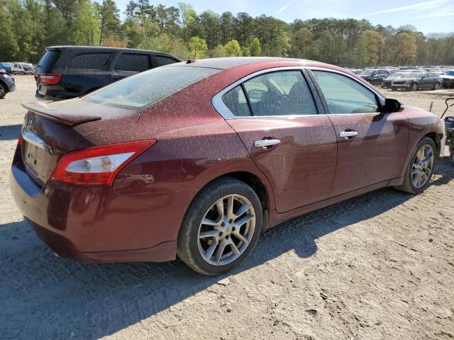 1N4AA5AP8AC803333 - 2010 NISSAN MAXIMA S BURGUNDY photo 3