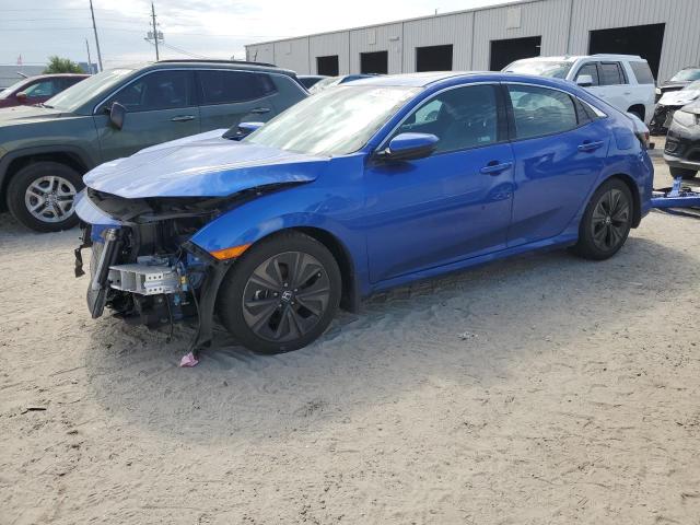 SHHFK7H68KU215165 - 2019 HONDA CIVIC EX BLUE photo 1