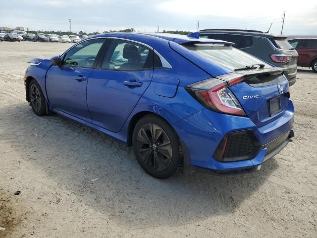 SHHFK7H68KU215165 - 2019 HONDA CIVIC EX BLUE photo 2