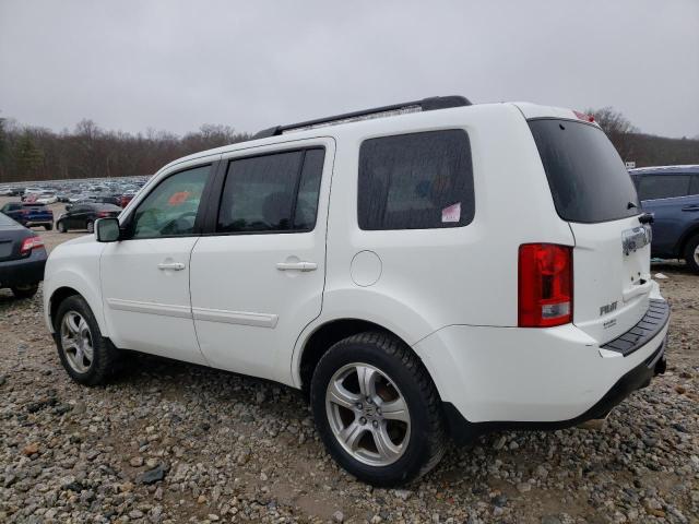 5FNYF4H40DB061579 - 2013 HONDA PILOT EX WHITE photo 2