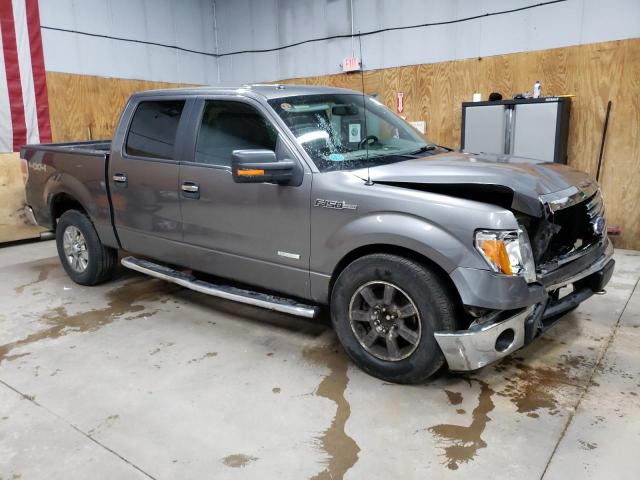 1FTFW1ET4CFA69101 - 2012 FORD F150 SUPERCREW GRAY photo 4