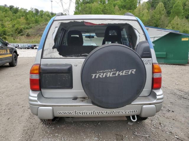 2CNBE634046902197 - 2004 CHEVROLET TRACKER LT SILVER photo 6