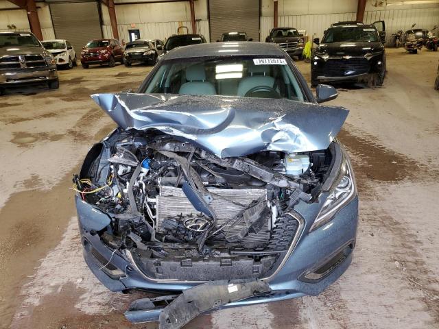 KMHE24L19GA033199 - 2016 HYUNDAI SONATA HYBRID BLUE photo 5