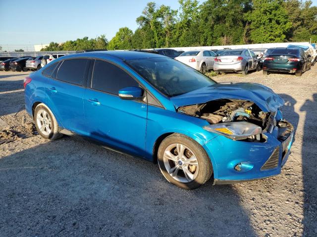 1FADP3F24EL253812 - 2014 FORD FOCUS SE BLUE photo 4