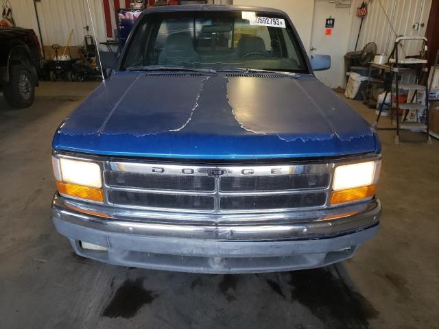 1B7GG66Y5MS300797 - 1991 DODGE DAKOTA SPORT BLUE photo 5