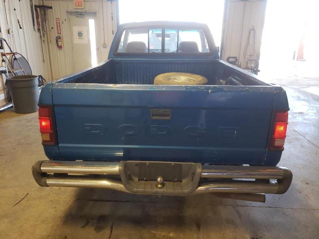 1B7GG66Y5MS300797 - 1991 DODGE DAKOTA SPORT BLUE photo 6