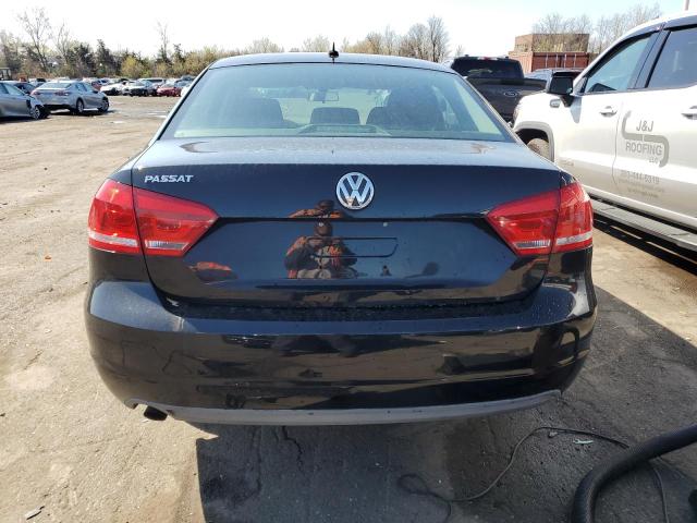 1VWAP7A31CC005127 - 2012 VOLKSWAGEN PASSAT S BLACK photo 6