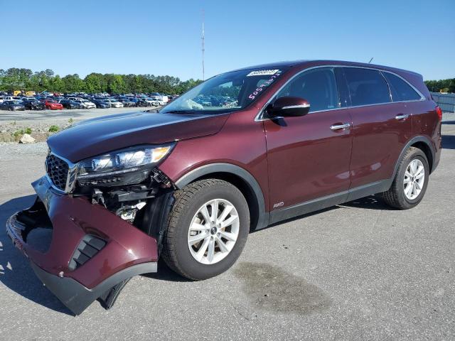 5XYPGDA56LG681744 - 2020 KIA SORENTO S BURGUNDY photo 1