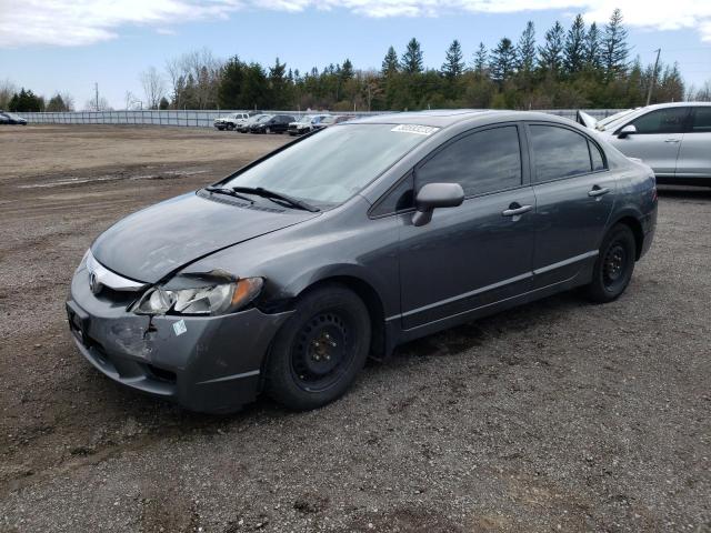 2HGFA16679H034620 - 2009 HONDA CIVIC LX-S رمادي صورة 1