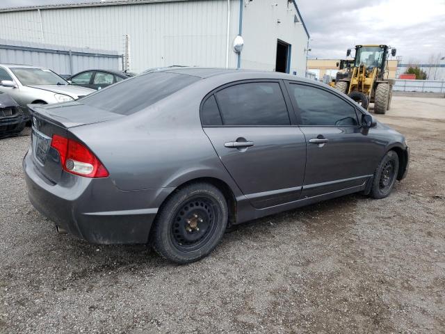 2HGFA16679H034620 - 2009 HONDA CIVIC LX-S رمادي صورة 3