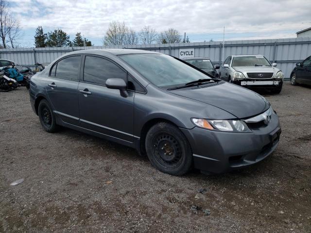 2HGFA16679H034620 - 2009 HONDA CIVIC LX-S رمادي صورة 4